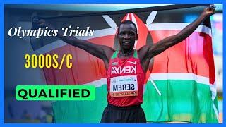 Kenya's Amos Serem DOMINATES 3000M Steeplechase To Qualify For Paris Olympics Games 2024