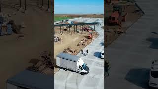 project site visit, Secure parking for Trucks, Truck Stop with gas station. #gasstation #truckstop