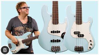 NEW SONIC BLUE SANDBERG ELECTRA BASSES!