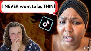 Lizzo NEVER wants to be THIN - EVER! | Fat Activist TikTok Cringe