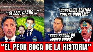 DALE LEO, SI NO PODES ADMITIR QUE ES EL PEOR BOCA DE LOS ULTIMOS 10 AÑOS ENTONCES NO SOS PERIODISTA"