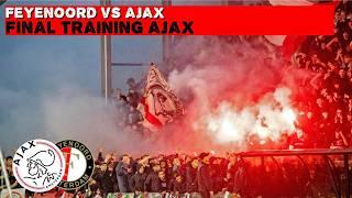 De Klassieker | Ultras Amsterdam during the final training before Feyenoord vs Ajax |