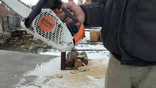 Stihl Ms 150 TC porting