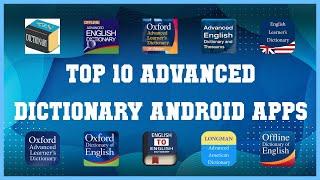 Top 10 Advanced Dictionary Android App | Review