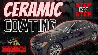 How to Apply a Ceramic Coating | 2021 Mercedes C300 | Stay Slick Auto Detail