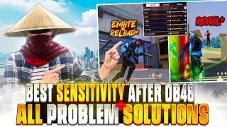 OB 48 NO RECOIL️SENSITIVITY AFTER UPDATE IN FREE FIRE | AUTO HEADSHOT SETTING FREE FIRE | Max ff