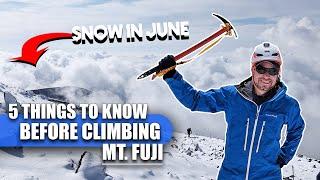 Watch This Before You Try to Hike Mt. Fuji (in the Pre-season)