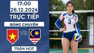  Bóng Chuyền | Việt Nam Vs Malaysia | Bích Tuyền Cùng Đồng Đội Khiến Đội Bạn Thua Trong Bẽ Bàng