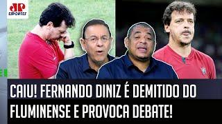 "O FERNANDO DINIZ foi DEMITIDO! E EU VOU FALAR: agora É CAPAZ de ele..." Fluminense GERA DEBATE!