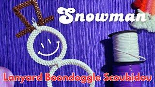 How to Make a Snowman Lanyard Ornament with the Box Stitch