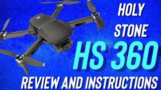 Holy Stone HS360 Review & Instructions! HS First Drone With A Multiple Axes Gimbal! How Good Is It?