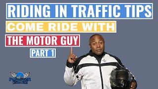 How To Ride A Motorcycle Safely In Traffic / Ride Along