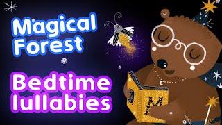 Lullaby for babies to go to sleep  Magical Forest Animals Bedtime sensory