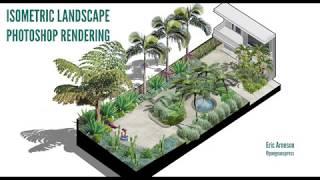 ISOMETRIC LANDSCAPE PHOTOSHOP RENDERING