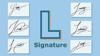 L signatures | L signature styles | Signature ideas for letter l