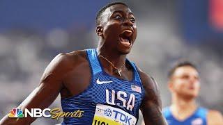 Grant Holloway re-lives colossal 110m hurdles upset from World Championships | NBC Sports