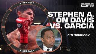 Stephen A. says Ryan Garcia GOT EXPOSED by Tank Davis  | First Take