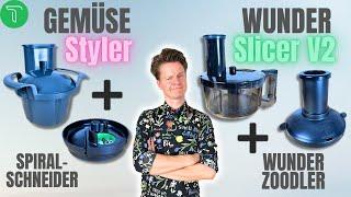  UPDATE! Kaufberatung! Thermomix Gemüse Styler oder Wundermix WunderSlicer V2 mit Spiralschneider