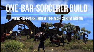 Elder Scrolls Online - One-Bar-Sorcerer - Your freepass through maelstrom arena