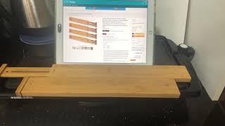 Demo/Setup - IHOMEGAR 4 Pack Bamboo Drawer Dividers