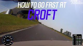 How To Ride Croft Circuit 1m24s ONBOARD HINTS TIPS