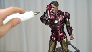 [Hot Toys]Iron Man Mark3 Die Cast 2.0 Ver. Damage Custom