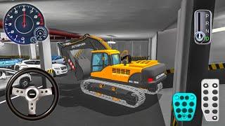 Heavy Excavator Transport to Parking Building - 3D Driving Class gameplay Android ios - game