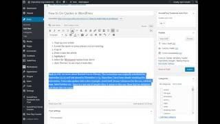 PopCultHQ Writers School - How to Do Quotes in Wordpress