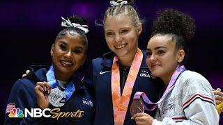 Carey and Chiles receive gold and silver medals after epic vault duel | NBC Sports