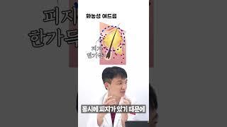 화농성 여드름 vs 모낭염 구분하는 방법은?? #shorts