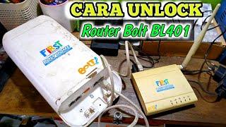 Tutorial Cara Unlock Router Bolt BL401 - 100% Berhasil