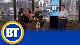 Kevin and Mel try Muay Thai by champion who will represent Canada