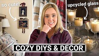 Making my apartment cozy for winter ️ *Easy* DIY home decor ideas