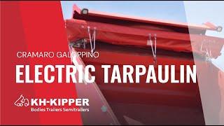 Operating W3H tipper with electric tarp Cramaro Galoppino