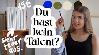 Kunst Tutorial für untalentierte Menschen (DAS schaffst sogar Du!) // I'mJette