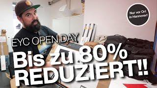 Open Day 2022 - Kommt bei uns in Hannover in den Store und streicht dicke Rabatte ein! Bis zu 80 %!