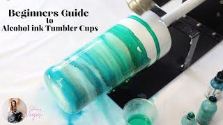 How to Apply Alcohol Inks on Tumbler Cups 2 Different Ways For Beginners