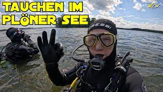 Tauchen im Plöner See: Mein erster Tauchgang auf 20 Meter Tiefe!  | GoPro 12 4k | Wurkkos DL70