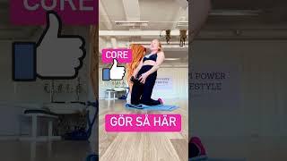 Suverän core övning som även utmanar låren!#Pippipower #ptonline #pilates #tränahemma #abs #core