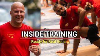 INSIDE TRAINING TODAY || Building up for Betis, full team available for the derby