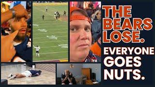 THE BEARS LOSE. EVERYONE GOES NUTS.  (Epic fan reactions set to epic music.)