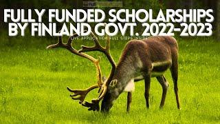 Government of Finland Scholarships 2022-2023 | Fully Funded European Scholarships | Study in Finland