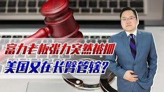 富力老板张力突然被抓，美国又在长臂管辖？国内灰色国外就是违法