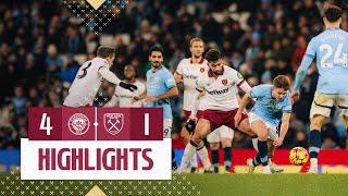 Manchester City 4-1 West Ham | Premier League Highlights