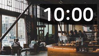 10 Minute Countdown Timer with Relaxing Jazz Music for a Break | 10분 타이머 + 편안한 재즈음악 힐링타임 쉬는 시간 카운트다운