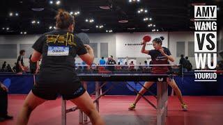 Amy Wang (2555) vs Wu Youruo (2452) // 2022 US Open TT U21 Women's Open Singles - 12-17-22