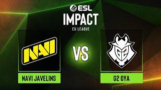 NAVI Javelins vs G2 OYA | Map 3 Inferno | ESL Impact League S3 Europe