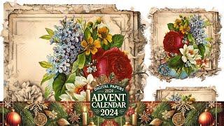 FREE Printable Advent Calendar for Junk Journal Enthusiasts | Day 22 Freebie