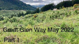 The Great Glen way solobackpacking and wildcamping in May 2022. Part 1️