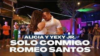 Romeo Santos - Solo Conmigo / Alicia y Yexy Jr. Bachata Dance